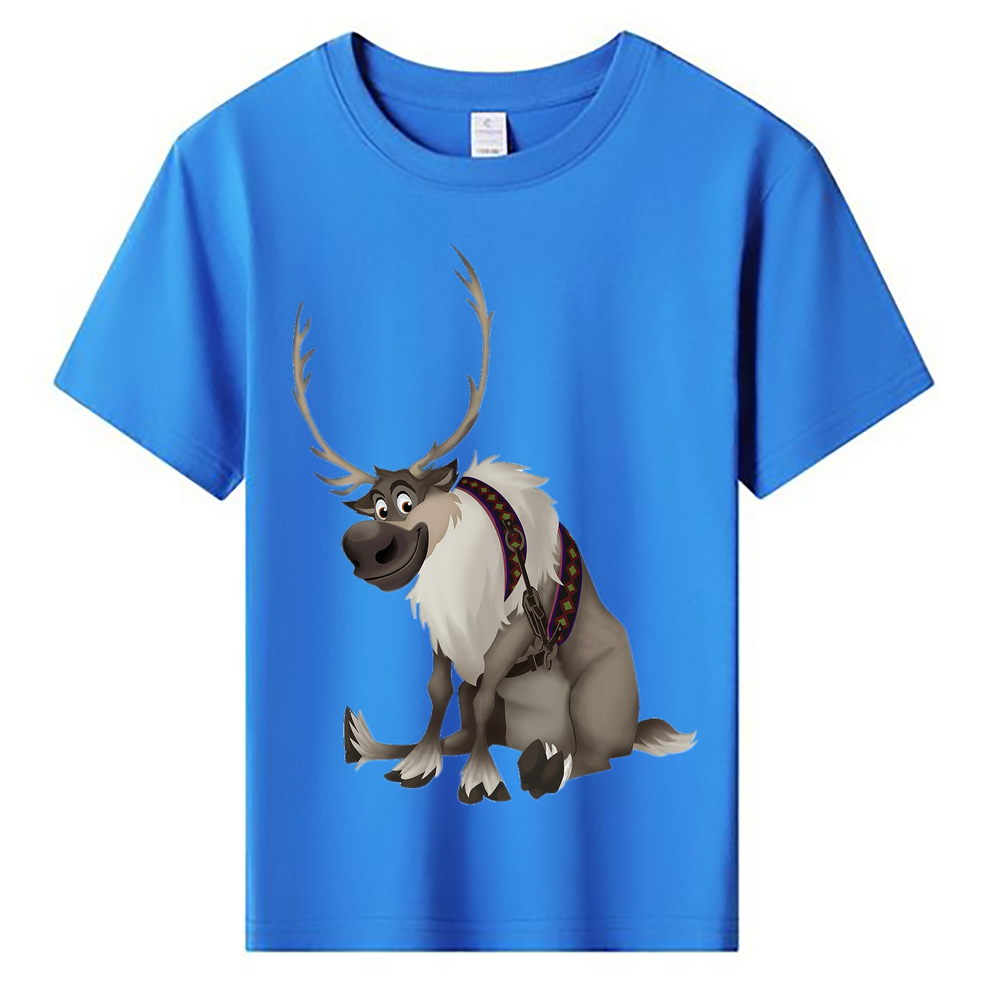 （画像用） アナと雪の女王 アンナ エルサ Frozen Anna Elsa 綿100％キッズTシャツ（フロントプリント）